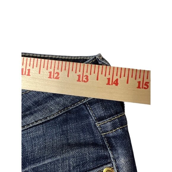 Robin's Jeans Super Marilyn Wings Straight Denim Blue Jeans Women's Size 26 - Picture 7 of 15